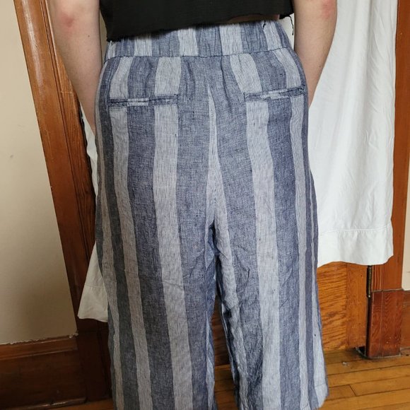 Wide leg stripped pants - Picture 2 of 6